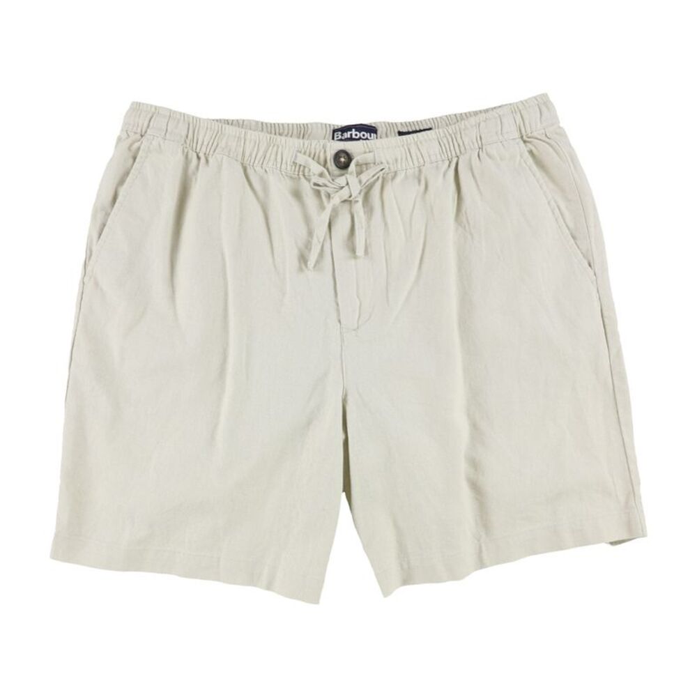 Barbour Mens Linen Blend Casual Walking Shorts, NWT